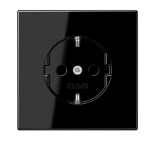 JUNG LS 990 Черная Розетка Schuko 16A, 250V