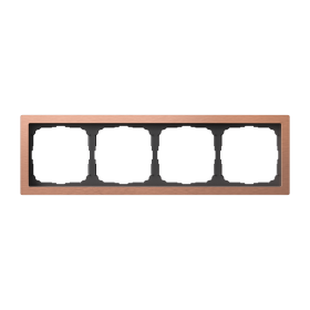 Systeme Electric ArtGallery Pure Металл Медь Рамка 4-ая