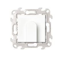 Simon 24 Белый Вывод кабеля