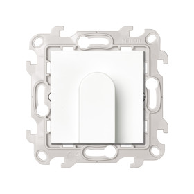 Simon 24 Белый Вывод кабеля