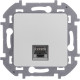 Розетка компьютерная RJ45 категория 6 UTP - Legrand/Daccord Inspiria - алюминий