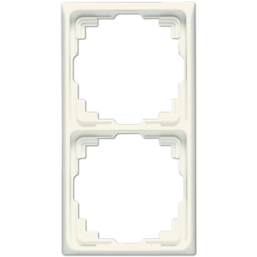 Рамка для инсталляции в кабельных каналах, 2-кратная, слоновая кость