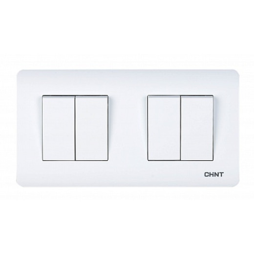 4-клавишный проходной выключатель 10А 250В