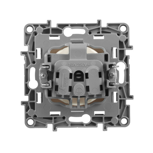 Розетка без заземления - Legrand Etika - без шторок 16А 250В винтовые зажимы - слоновая кость
