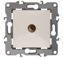 ЭРА 12-3101-02 Розетка TV одиночная, IP20, Эра12, слоновая кость (10/100/3200)