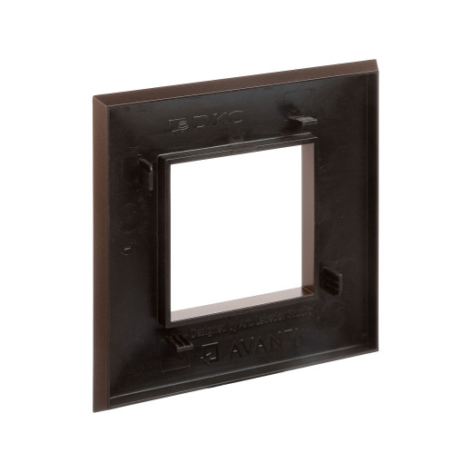 Рамка 1 пост (2 мод.), Avanti, карамельный жемчуг