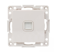 EKF PROxima Стокгольм Белый Розетка RJ-45.