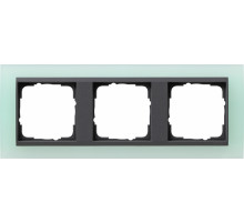 Gira Event Opaque Салатовый/Антрацит Рамка 3-ая