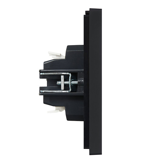 FORTE&PIANO Выключ. 2-кл. прох. с инд. 10А FP108 чер. IEK