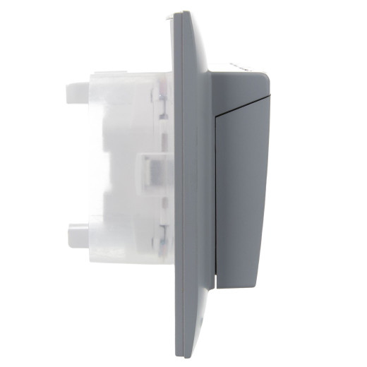 SKANDY Роз. 2-я с кр. 16А в сб IP44 SK-R12Gr сер. IEK