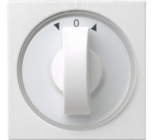 Gira S-55 Бел Накладка с ручкой для поворотных (в т.ч.и жалюзийных) переключателей, таймеров
