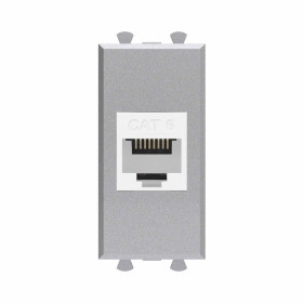 DKC Avanti Компьютерная розетка RJ-45 без шторки модульная, кат.6, 