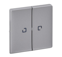 Legrand Valena LIFE Алюм Клавиша 2-ая с подсветкой/индикацией.