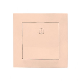 EKF PROxima Валенсия кнопка звонка 10А кремовая.