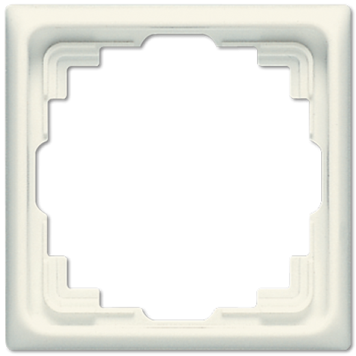 Рамка для инсталляции в кабельных каналах, однократная, слоновая кость