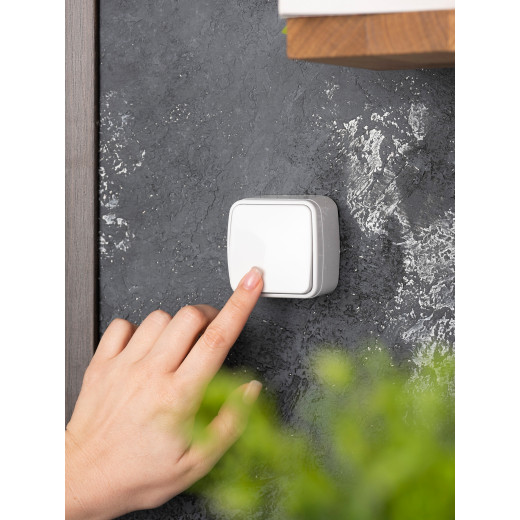 Минск Выключатель 1-клавишный ОП 10А белый EKF Basic