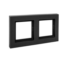 EKF Эпика 2 - местная рамка, IP44, чёрная, пластик.