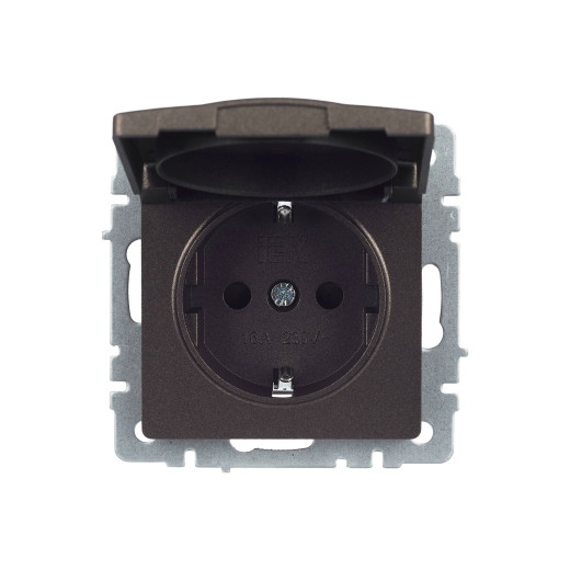 BRITE Роз. с з/к/ш с кр. 16А IP20 РСбш10-3-БрТБ бр. IEK