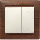 Рамка 1 пост - Legrand Valena - тонированное дерево