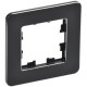 BRITE Рамка 1-мест. РУ-1-1-Бр металл черн. RE IEK
