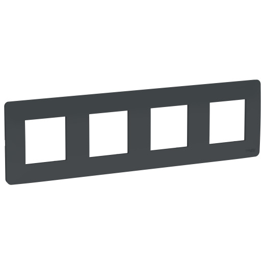 UNICA STUDIO рамка 4-постовая, антрацит