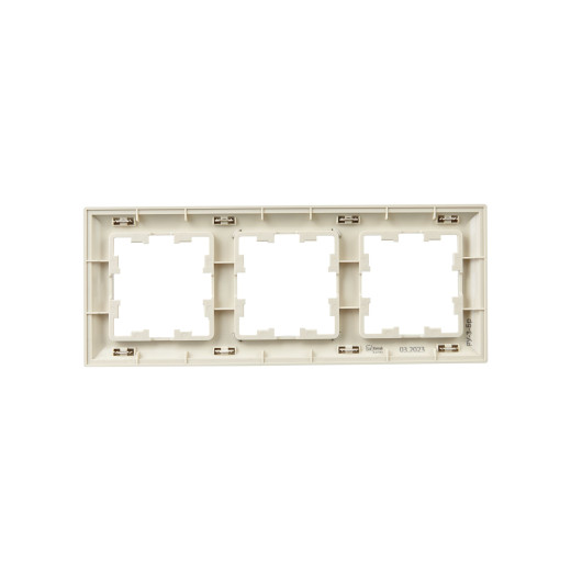 BRITE Рамка 3-мест. РУ-3-Бр беж./шамп. IEK