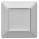 Valena LIFE.Лицевая панель для выключателей одноклавишных.Алюминий