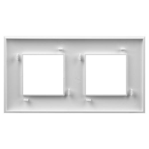 Рамка 2 поста (4 мод.), Avanti, белое облако