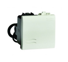 DKC Brava Выключатель с подсветкой, слоновая кость, 2мод