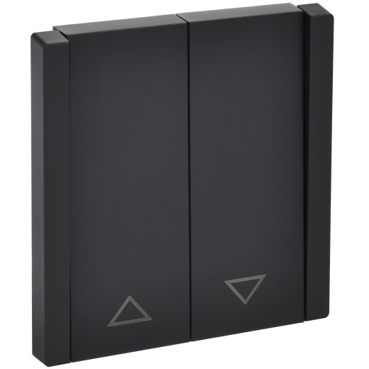 FORTE&PIANO Выключ. жалюзи 10А FP111 чер. IEK