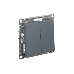 Systeme Electric AtlasDesign Грифель Переключатель 2-клавишный перекрестный, 2 x сх. 7, 10АХ, механизм