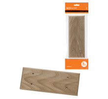 TDM Накладка на бревно деревянная универсальная НБУ 1Пх3 260 мм, под покраску