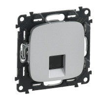Legrand Valena ALLURE DIY Алюм Розетка комп(RJ45) 1-ая 5 кат UTP.