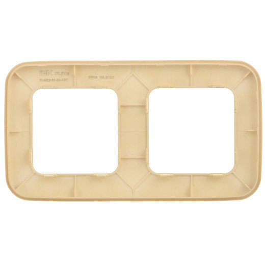 FLITE Рамка 2-мест. РУ-2-А-ФлН нав. IEK