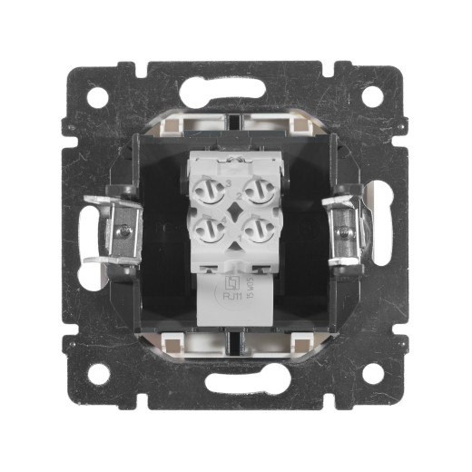 Розетка телефонная RJ11 - Legrand Valena - алюминий