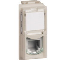 BT Living now Песочный Механизм Розетка телефонная RJ11 1 мод.