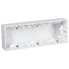 Simon 15 Белая Коробка 3-ая для наружного монтажа