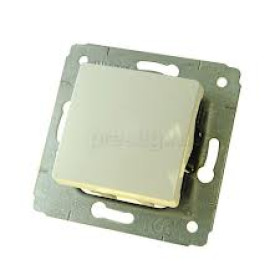 Legrand Cariva Крем Переключатель 1-клавишный.