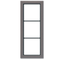 JUNG FD Design Антарцит (лакированный алюминий) Рамка 3-ая