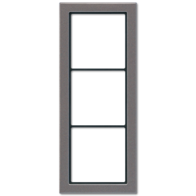 JUNG FD Design Антарцит (лакированный алюминий) Рамка 3-ая