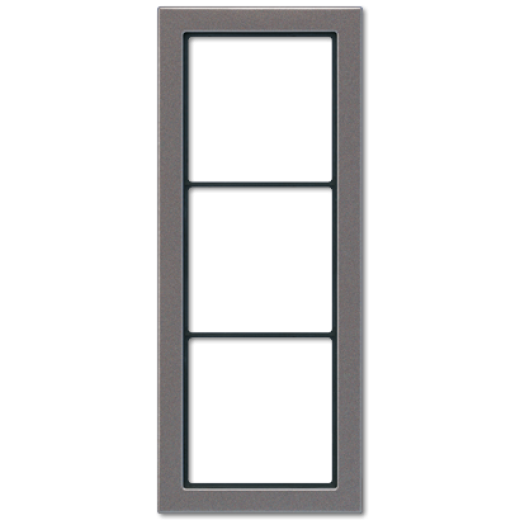 Рамка 3-кратная, антрацит