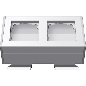 Gira Профиль 55 с узлом крепления, 2-ная