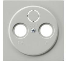 Gira S-Color Серый Накладка для коаксиальной антенной розетки