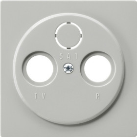 Gira S-Color Серый Накладка для коаксиальной антенной розетки