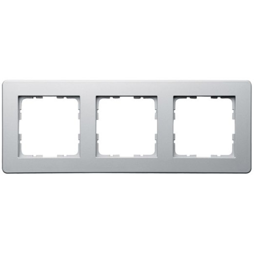 Рамка G-Flex 3-постовая, цвет Алюминий