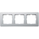 Рамка G-Flex 3-постовая, цвет Алюминий