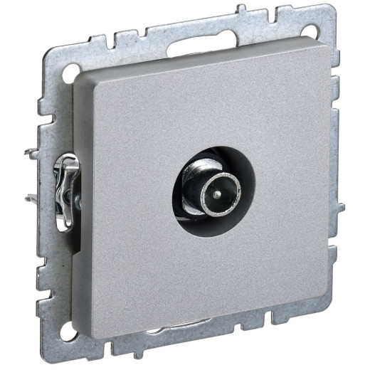 BRITE Роз. TV проходная РТВ10-0-БрА алюм. IEK