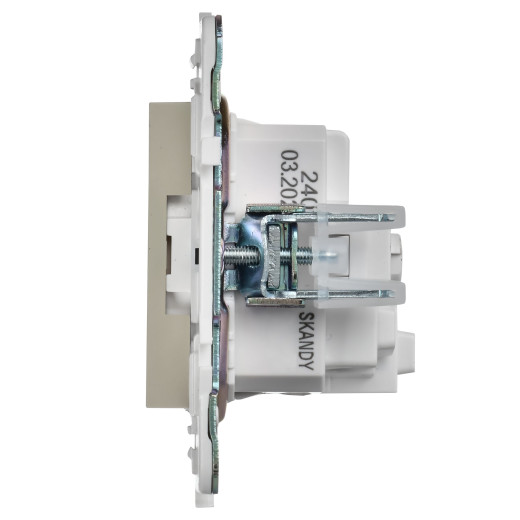 SKANDY Роз. с з/к без з/ш 16А SK-R05B беж. IEK