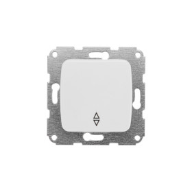 KRANZ DEA Переключатель 1кл прох. с/у 10А мех. Бел