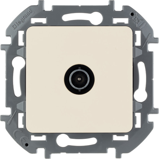 Розетка TV (телевизионная) - Legrand/Daccord Inspiria - оконечная - слоновая кость